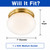 Volume V7006-2 -Small Round Polished Brass Ceiling Light with White Glass