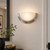 Volume V6751-33 - Brushed Nickel Lunar Wall Sconce with Alabaster Glass