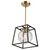 Artcraft Lighting Artcraft AC11601VB Black & Harvest Brass Pendant Fixture 