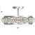 Volume Lighting V5054-33 - 17 in Wide Brushed Nickel Semi-Flush Mount