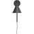 Volume Lighting V4991-5 Black Plug in Swing Arm Wall Lamp