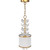 Volume Lighting Volume V3411-90 Antique Gold Drum Pendant Light 