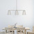 Volume Lighting V2543-33 Brushed Nickel Island Pendant Light