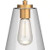 Volume Lighting V2501-90 Antique Gold Mini Shaded Pendant Light