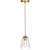 Volume Lighting V2501-90 Antique Gold Mini Shaded Pendant Light