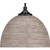 Volume Lighting V2401-43 - Gray Wood Grain Dome Pendant