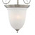 Volume Lighting V2234-33 - Brushed Nickel Bowl Pendant - Alabaster Glass