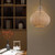 Volume Lighting V2111-5 Natural Rattan Basket Pendant Light