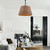 Volume Lighting V2102-5 - Black Woven Basket Pendant - Hemp Rope Shade