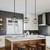 Volume Lighting  V1881-84 Walnut and Black Caged Mini Pendant Light