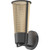Volume Lighting V1746-5 Black Cone Wall Sconce with Rattan Shade