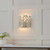 Volume Lighting V1731-93 Polished Nickel Crystal Wall Sconce