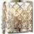 Volume Lighting V1731-93 Polished Nickel Crystal Wall Sconce