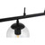 Volume Lighting Volume V1593-5 Black Island Pendant Light