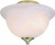 Volume Lighting Volume V6612-2 White Semi- Flush Mount Ceiling