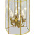 Volume Lighting Volume V5706-2 Polished Brass Taper Candle Pendant