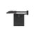Volume Lighting Volume V4791-5 Black Plug-In Swing Arm Wall Lamp