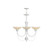 Volume Lighting Volume V4006-33 Brushed Nickel Cylindrical Pendant Light