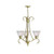 Volume Lighting Volume V3993-0 Polished Solid Brass Chandelier