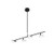 Volume Lighting V3164-5 - Black Linear Pendant - Metal Shades