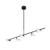 Volume Lighting Volume V3155-5 Black Shaded Linear Pendant Light