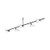Volume Lighting Volume V3155-5 Black Shaded Linear Pendant Light
