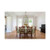 Volume Lighting Volume V3045-2 Polished Brass Chandelier with Clear Glass Panes