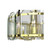 Volume Lighting Volume V3039-2 Polished Solid Brass Candelabra Chandelier
