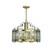 Volume Lighting Volume V3039-2 Polished Solid Brass Candelabra Chandelier