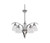 Volume Lighting Volume V2605-33 Brushed Nickel Branch Chandelier 