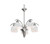 Volume Lighting Volume V2605-33 Brushed Nickel Branch Chandelier 