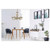 Volume Lighting Volume V2425-0 Polished Solid Brass Chandelier