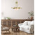 Volume Lighting V2078-2 - Polished Brass Candle Chandelier - Glass Bowl