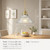 Volume V1805-2 Polished Brass Island Pendant Light 