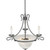 Volume Lighting Volume V1796-8 Antique Silver Incandescent Chandelier