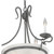 Volume Lighting Volume V1796-8 Antique Silver Incandescent Chandelier