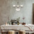 Volume Lighting Volume V1786-85 Indoor Platinum Rust Chandelier