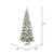 Vickerman A100356LED - 5.5 ft Flocked Pacific Pine Prelit Warm White LED Christmas Tree