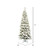 Vickerman A100375 7.5' x 36" Flocked Pacific Tree 438T