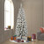 Vickerman A100377LED - 7.5 ft Flocked Pacific Pine Prelit Multi-colored LED Christmas Tree
