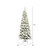 Vickerman A100380 - 8.5 ft Flocked Pacific Pine Unlit Christmas Tree