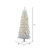 Vickerman A103256LED - 5.5 ft White Salem Pencil Pine Prelit Warm White LED Christmas Tree