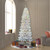 Vickerman A103277LED 7.5' x 36" White Salem Pencil LED 350MU