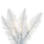 Vickerman A104051LED 5' x 25" Sparkle White Pencil LED 200WW