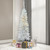 Vickerman A104076LED 7.5' x 34" Sparkle Wht Pencil LED 350WW