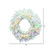 Vickerman A104232LED - 30" Sparkle White Wreath with Multi-colored LED Lights