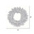 Vickerman A104261LED - 60" Sparkle White Wreath with Warm White LED Lights