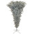 Vickerman A107675 7.5' x 60" Silver Upside Down Tree 1293T