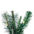 Vickerman A118320LED - 9 ft Green Pine Christmas Garland - Warm White LED