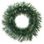 Vickerman A128231LED - 30" Flkd Snow Ridge Wreath with Warm White LED Lights